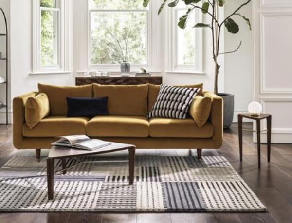 For a touch of luxury in a family-friendly space, the Marks & Spencer x Swoon Figeroa velvet sofa is €2,017. For a touch of luxury in a family-friendly space, the Marks & Spencer x Swoon Figeroa velvet sofa is €2,017.