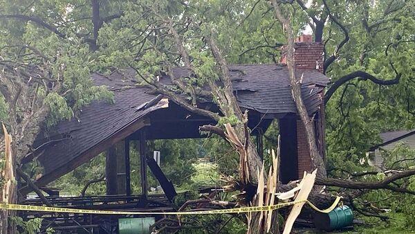Toddler killed and mother injured during tornado in Detroit suburb